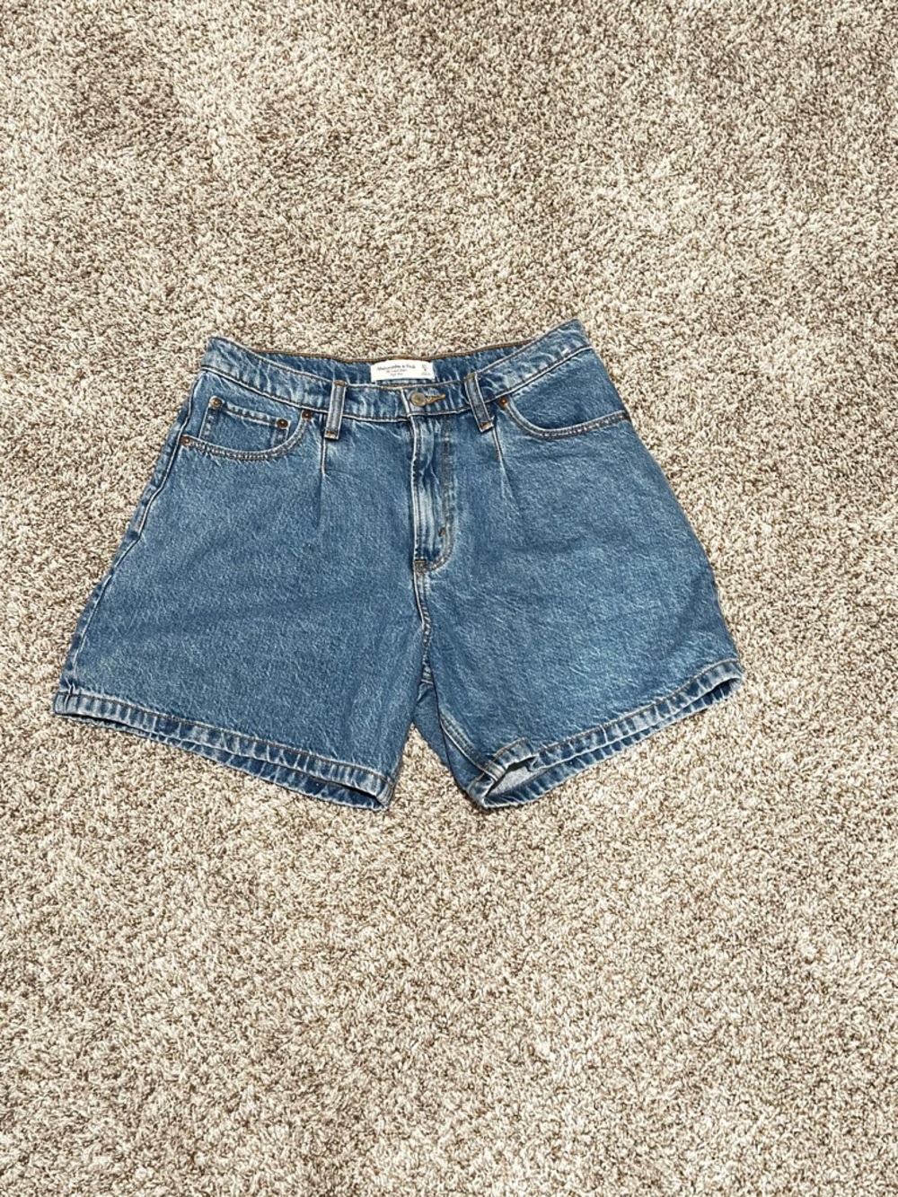 Abercrombie & Fitch Medium Blue high rise
